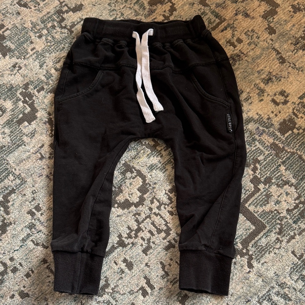 Black Kids Jogger Pants